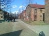 Zabudowania na terenie Miejsca Pamięci i Muzeum Auschwitz-Birkenau.